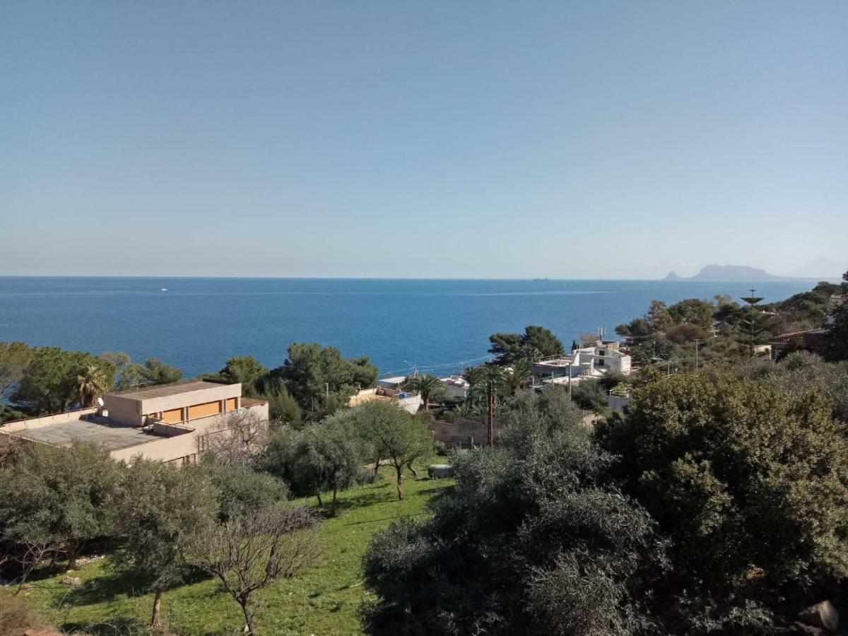 דירות פלרמו Casa Vela Bianca Mondello Addaura מראה חיצוני תמונה